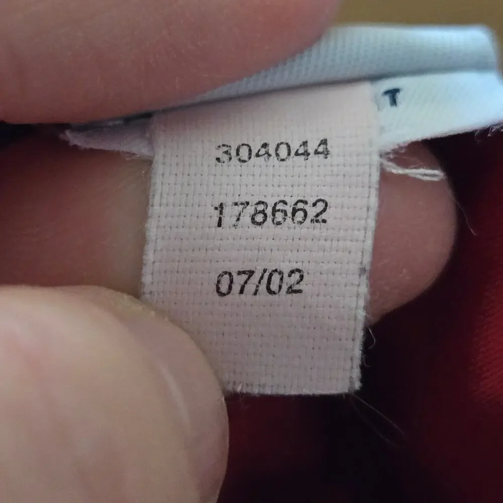 Vintage Y2K Gap‎ Denim Dress Blue Red Lining Cotton 2 Year Cottage